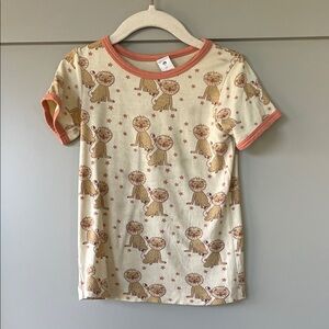Kate Quinn Lion Print bamboo shirt 2T